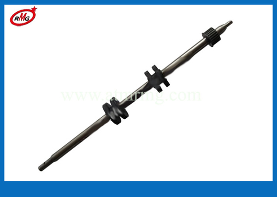 1750200435-117 Bank ATM Spare Parts Wincor Cineo VS Shaft With 2 Black Rubber Rollers