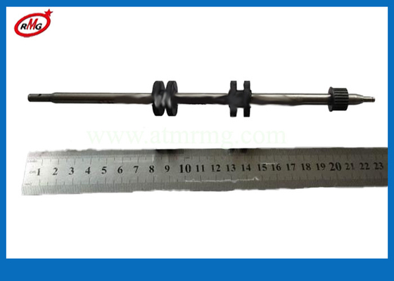 1750200435-117 Bank ATM Spare Parts Wincor Cineo VS Shaft With 2 Black Rubber Rollers