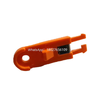 009-0023660 ATM Machine Parts NCR 6625 Cassette Orange Lock In Latch Slide Snap Latch 009-0023328