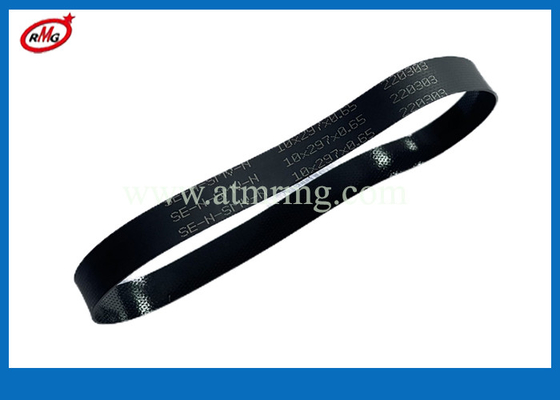 Black ATM Spare Parts Glory Banknote Counter Rubber Belt 10X297X0.65mm